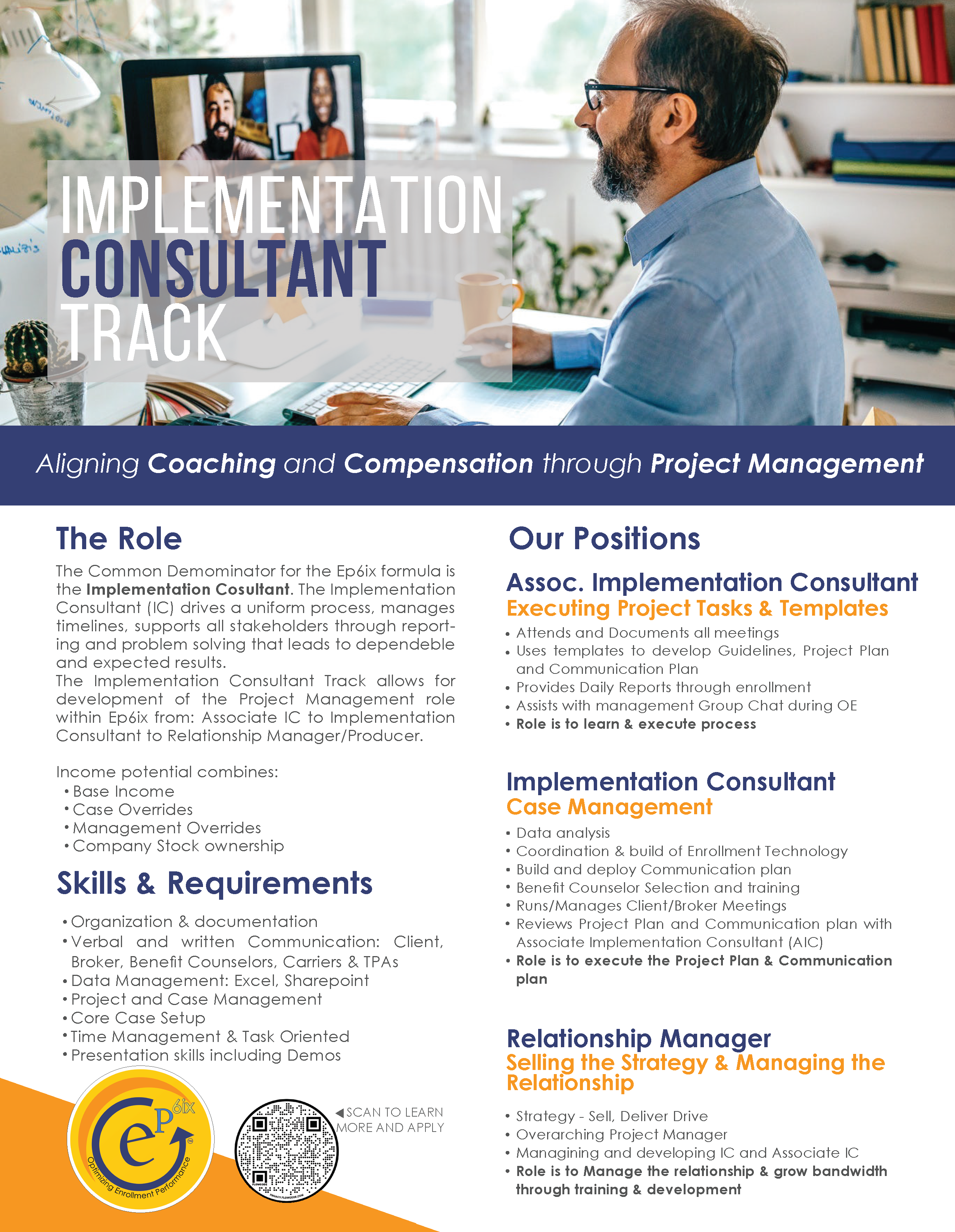Implementation Consultant Track One Pager-No icons